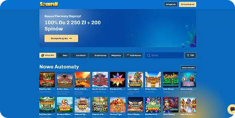 SpinFin Casino – recenze a věrnostní program
