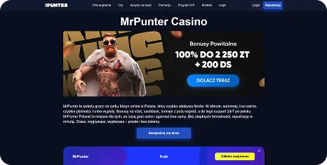 MrPunter Casino – recenze a uvítací balíček