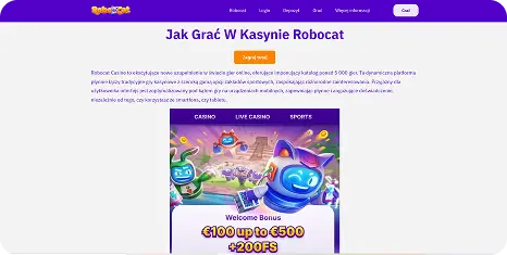 RoboCat Casino – recenze, VIP klub a krypto výplaty